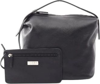 Loewe Pre-owned Leren Handtas - Dames - Vintage Handtas - Zwart - ONE Size - Leer - Vintage
