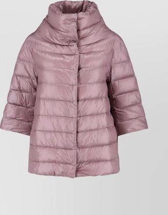 Herno quilted high collar jacket