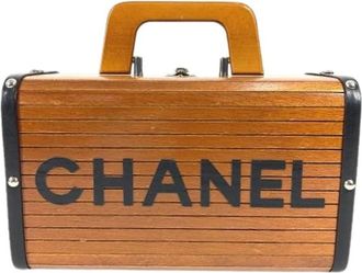 Chanel Pre-owned Vanity Bag - Dames - Vintage Handtas - Bruin - ONE Size - Vintage