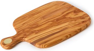 Bérard Racine Olivewood 11.4-Inch Cutting Board with Handle