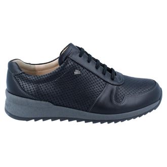 Finn Comfort Sidonia Synthetic Leather Womens Lace Up Shoes - Black - Size:UK 4
