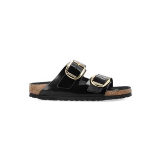 Birkenstock Arizona Soft Footbed - Dames - Sandalen - Zwart - 36 EU - Leer - Schoenen