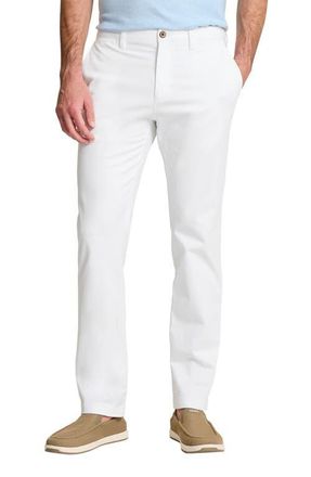 Tommy Bahama Boracay Island Flat Front Stretch Chinos in White at Nordstrom, Size 40 X 32