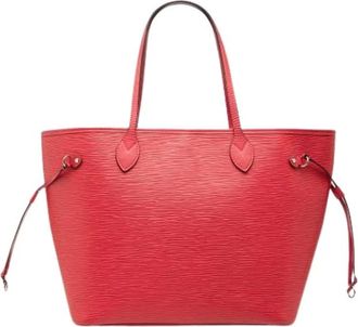 Louis Vuitton Pre-owned Neverfull MM - Dames - Vintage Shopper - Rood - ONE Size - Leer - Vintage