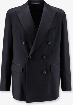 Tagliatore Blazer doppiopetto in lana vergine stretch - TAGLIATORE - gender_Man