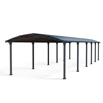 Palram Arcadia Carport 12700 - Polycarbonate - L1290 x W359 x H242 - Grey