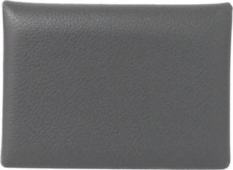 Hermès Gray Coin Purse/Coin Case (Pre-Owned)