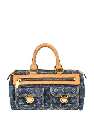 Louis Vuitton 2006 Neo Speedy handbag - women - Denim/Leather - One Size - Blue