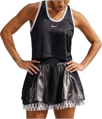 Nike (WMNS) Nike Court x Naomi Osaka Slam Tank Top Black Metallic Silver IW8571-010