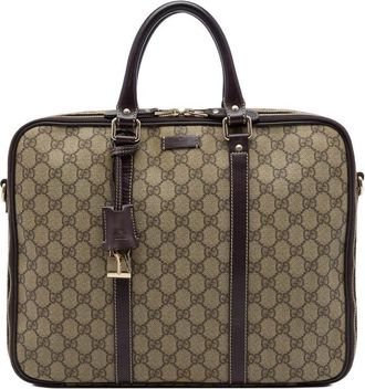 Gucci Pre-owned Gucci GG Supreme Business Bag Unisex XIKNBUSAU0KBNEU5