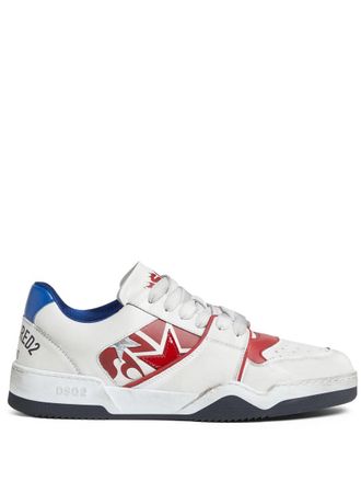 Dsquared2 Lace-Up Low Top Panelled Sneakers