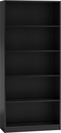 Hucoco Florence - Librer&iacute;a 5 Nichos Sal&oacute;n Oficina Dormitorio - 30x80x182 - Unidad De Almacenamiento De Libros Decorativa - Estanter&iacute;as Para Libros
