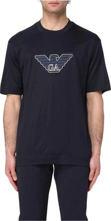 Emporio Armani Hombre, Camisetas, Azul, Talla: M