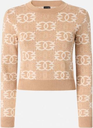 Pinko Gypsies Cropped Jacquard In Tu