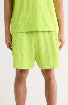 Purple Terry Towel Pull-On Shorts in Green at Nordstrom Rack, Size Xx-Large