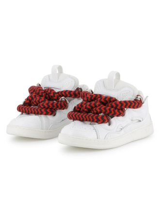 Lanvin Leather Sneakers - Powder