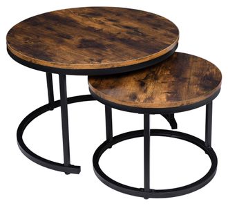 OEM Juego De Dos Mesas De Loft Galen Rustic