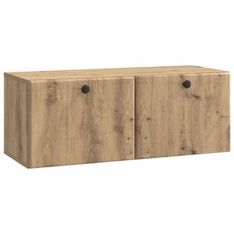 vidaXL Mueble De Tv De Pared 78,5 X 31 X 30 Cm Roble Artesanal Vidaxl