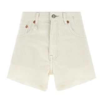 R13 X-Bf Shorts - Dames - Denim shorts - Wit - W27 - Katoen - Korte Broeken