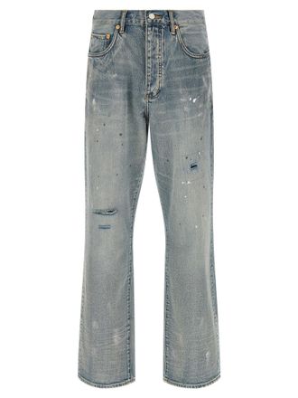 Purple Paarse P011 Vintage Slash Paint-jeans
