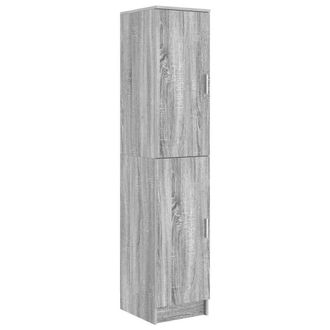 Berkfield Home Buffet Cabinet Grey sonoma MDF Medium Buffet Cabinet