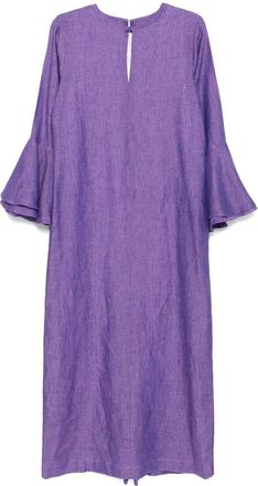 Bambah ruffle kaftan - Purple