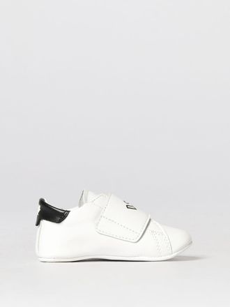 Dsquared2 Sneakers low-top da bambino in pelle di agnello con chiusura a strappo