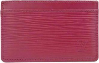 Louis Vuitton Pre-owned Wallets, female, Pink, Size: ONE SIZE Pre-owned Card Case