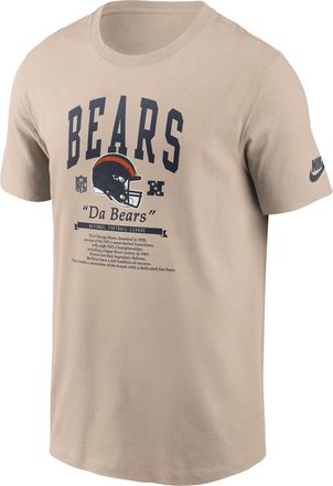 Nike Chicago Bears Rewind Nike Mens NFL T-Shirt in Brown | N19905YQ7Q-Y1Q