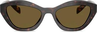 Prada Occhiali da sole cat-eye - Marrone