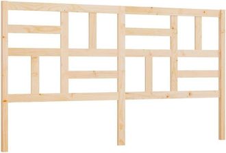 vidaXL Cabecero de cama madera maciza de pino 186x4x104 cm Vidaxl