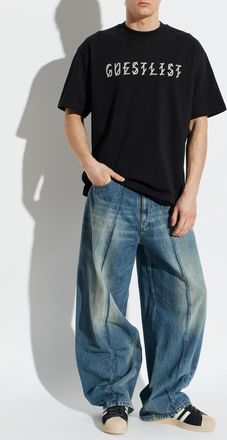 44 Label Group T-shirt With Logo, Mens, Black