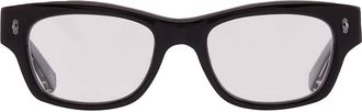 Mr. Leight ANTOINE C Demo Rectangular Mens Eyeglasses ML1042 BK-GM 49