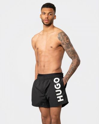 HUGO BOSS zwemshort Abas zwart/wit