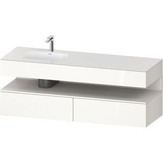 Duravit Qatego Lavabo Encastrado Con Base De Lavabo Consola, - Duravit