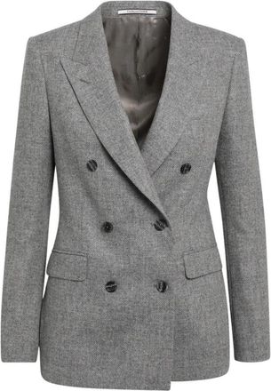 Tagliatore J-Parigi Jas - Dames - Blazers - Grijs - S - Wol - Jassen