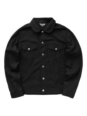 Comme Des Garçons button-fastening collared jacket