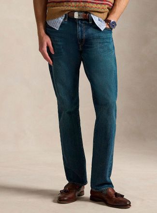 Polo Ralph Lauren Mens The Hampton faded-blue jean Straight fit