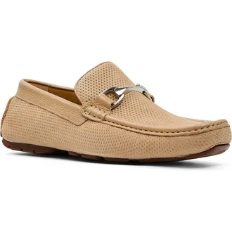 Donald J Pliner Textured Horsebit Loafer in Camel at Nordstrom Rack, Size 13