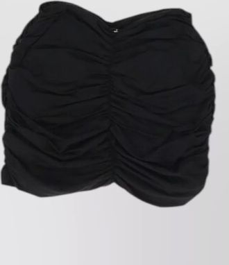 La Reveche embellished gathered mini skirt