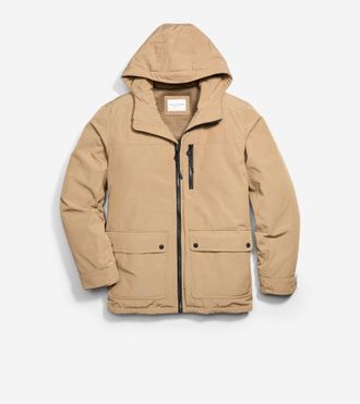 Cole Haan Mens Down Puffer Jacket - Beige Size XXL