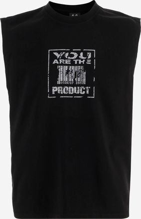 44 Label Group Canotta in cotone stampato 44 Label Group