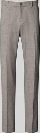 s.Oliver Black Label Regular Fit Anzughose mit Viskose-Anteil in Hellbraun, Gr&ouml;&szlig;e 102