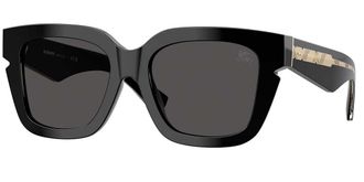 Burberry BE4453 300187 Womens Sunglasses Black Size 54