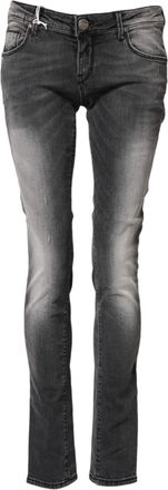 Acht Vervaagde Grijze Jeans