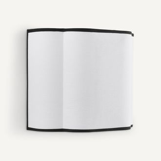 AM.PM Wandlamp in gewassen linnen, Suso