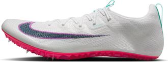 Nike Mens Zoom Superfly Elite 2 Track & Field Sprinting Spikes in White | FZ9662-101