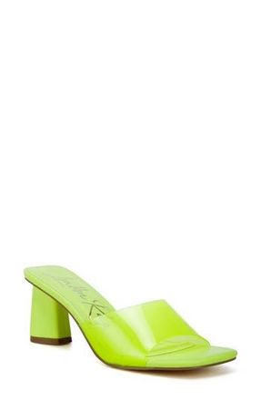 London Rag Clear Flirt Slide Sandal in Lime at Nordstrom Rack, Size 10