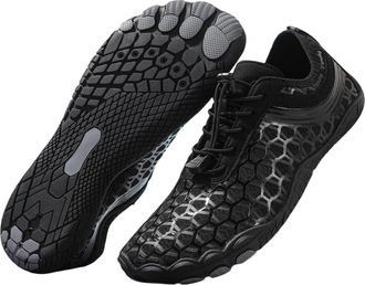 Generic Barefoot Shoes Womens Mens Ladies Quick Dry Barefoot Sports Aqua Shoe Lightweight Breathable Hiking Swim Beach Shoes Trainers Sneakers Footwear Black