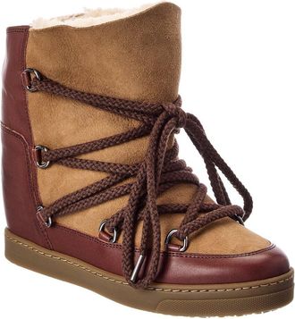 Isabel Marant Nowles Suede & Leather Snow Boot